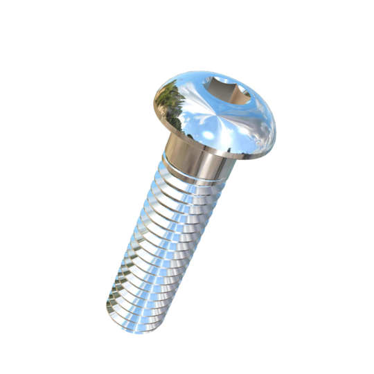 Titanium 5/16-18 X 1-1/4 UNC Button Head Socket Drive Allied Titanium Cap Screw